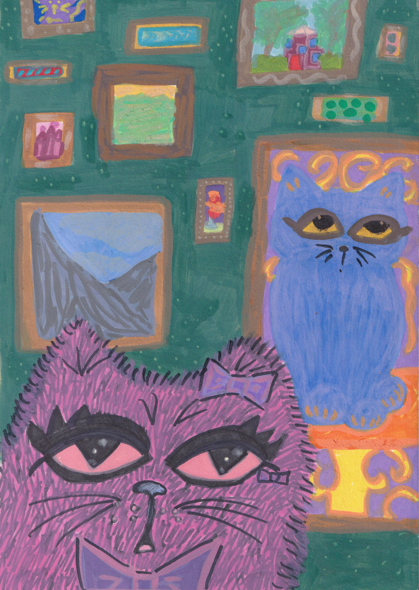 Petunia at the Gallery - Digital Download