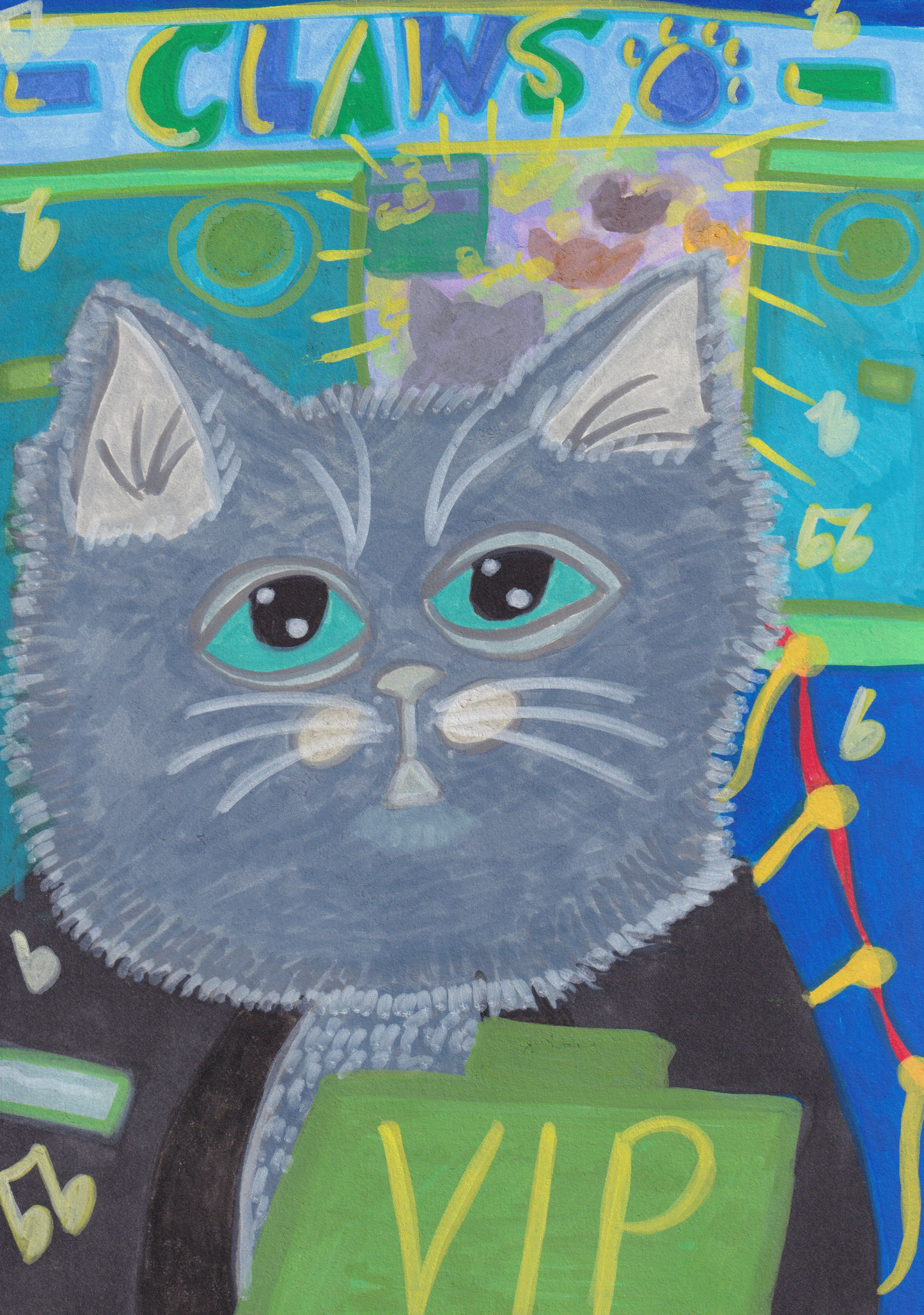 Graham the Bouncer Cat - Digital Download